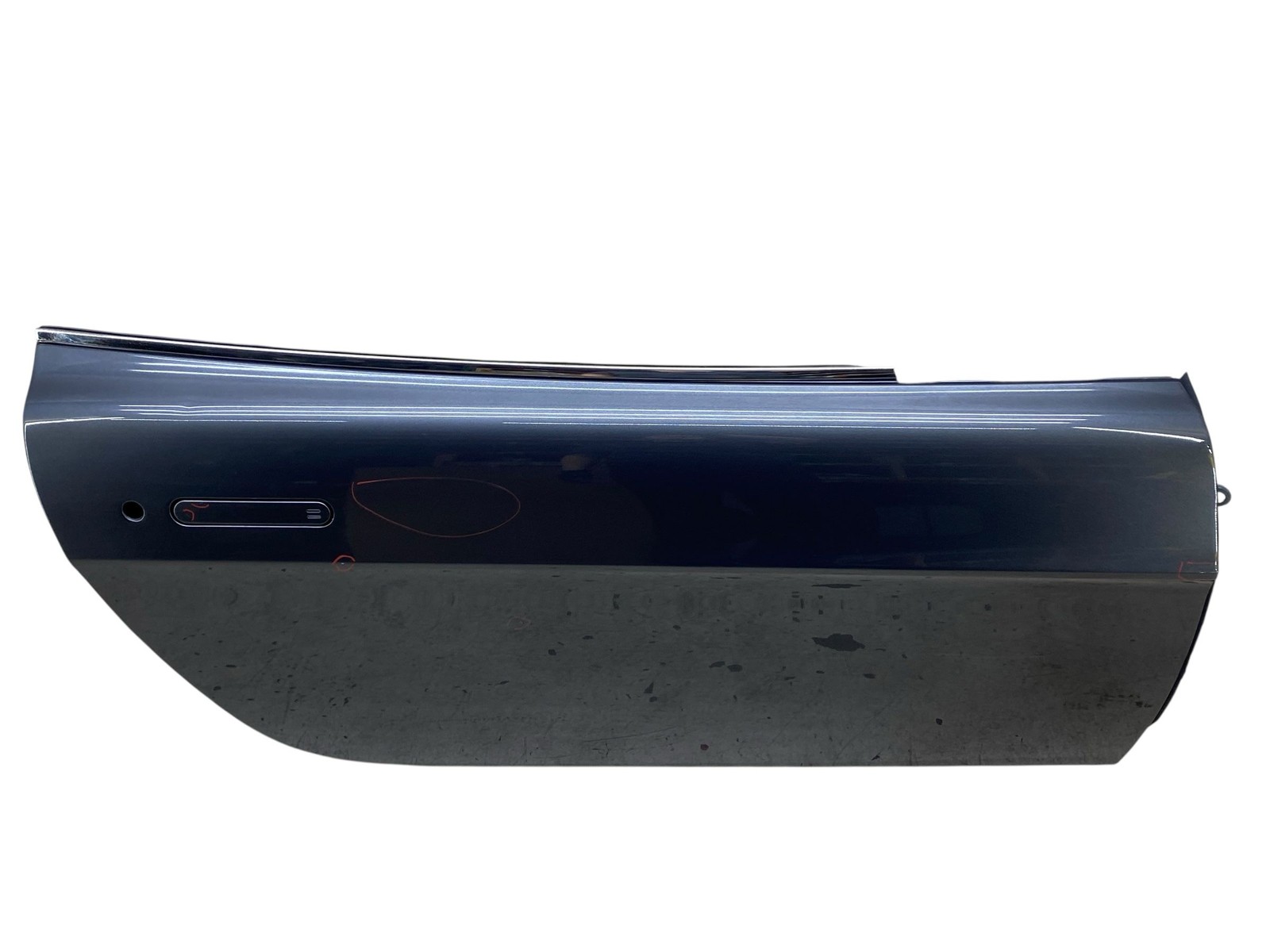 2006-2016 Aston Martin Vantage RIGHT DOOR W/O GLASS OR LOCK CYLINDER *SCRATCHED*
