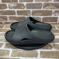 Crocs Mellow Recovery Slide Sandals Black Black Womens Size 12  Men  s Size 10