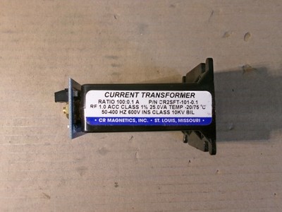 NEW CR MAGNETICS CURRENT TRANSFORMER CT CR2SFT-101-0.1 100:0.1 Amp