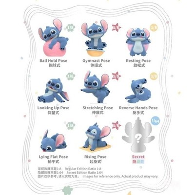 Authentic TOPTOY Stitch Energy Yoga Series Confirmed Blind Box
