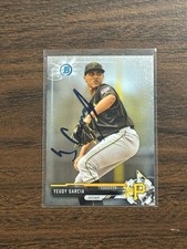 2017 Bowman Chrome Prospects #BCP34 Yeudy Garcia IP Signed Autographed 