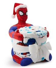 Marvel Spider-Man Holiday Pillow Buddy Throw Set