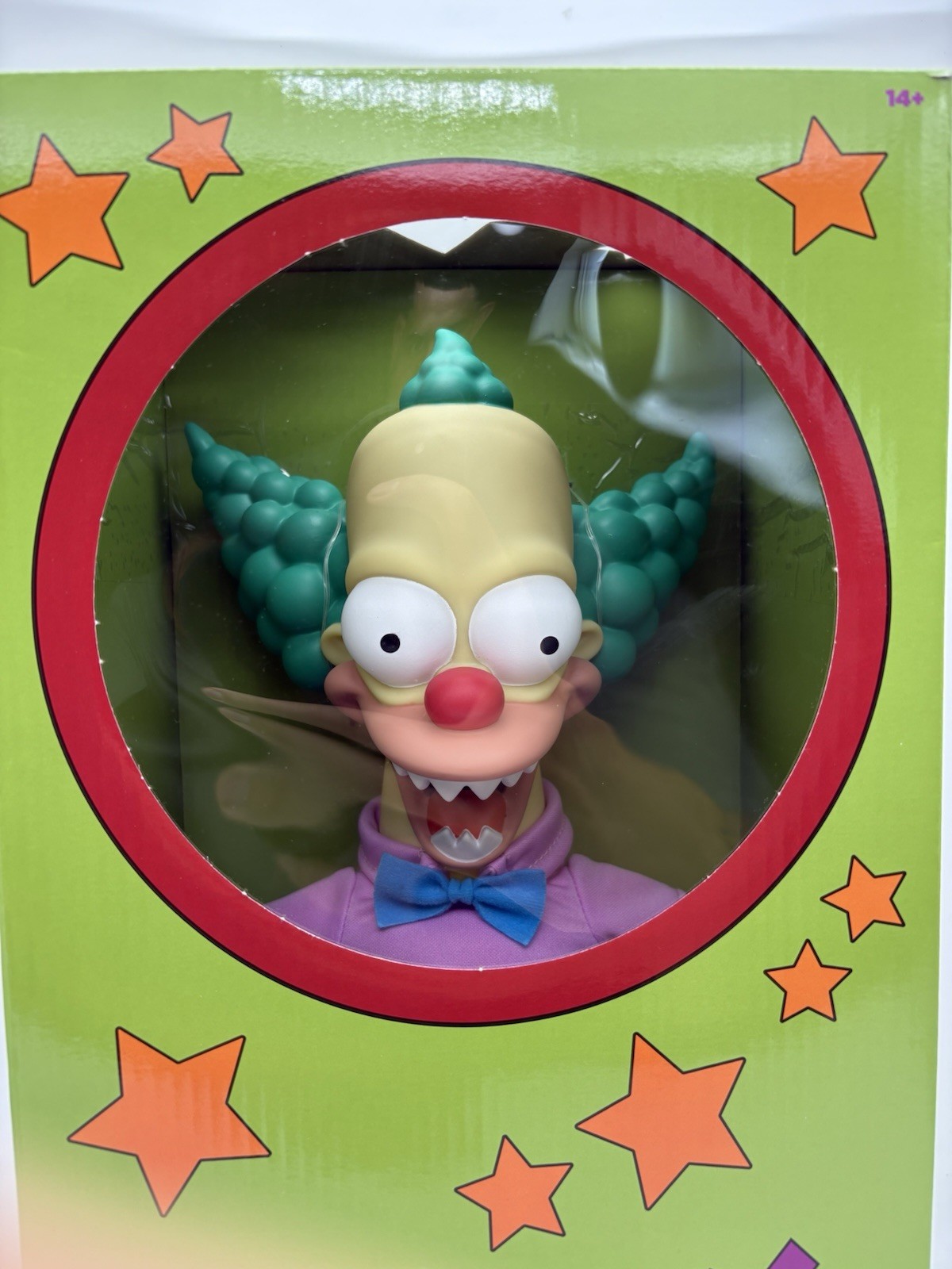 The Simpsons Good & Evil 16" Pull String Talking Krusty Clown Doll Jakks Pacific