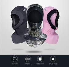 3mm Neoprene Diving Hood, Thermal Wetsuit Cap Camouflage for Divers