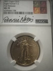 Gold 1/2 Oz Eagle Ngc Top Pop 2021 Rare Covid Era Jennie Norris Signed Ngc