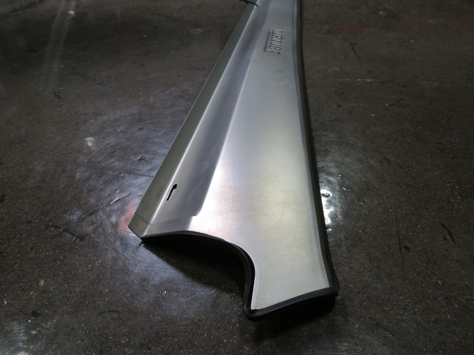 Ferrari F430, Spider, Coupe, LH, Stainless Door Step Plate, Used, P/N 68146600