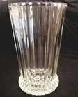 Jeanette Fluted Hobnail Clear Glass Vase Beautiful circa 1940