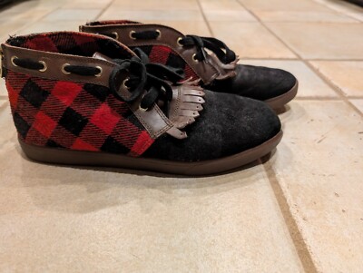 Ibn Jasper x Diamond Supply Co. Mens Shoes Chukka Boots Sneaker Buffalo Plaid  9