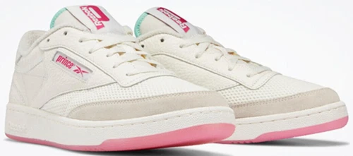 Reebok Prince x Club C 85 Chalk Rose Rage