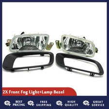 Front Fog Lights Lampscover For Mitsubishi Pajero Montero V73 V75 V77 2x 00-03 Front Fog Lights Lampscover For Mitsubishi Pajero Montero V73 V75 V77 2x 00-03