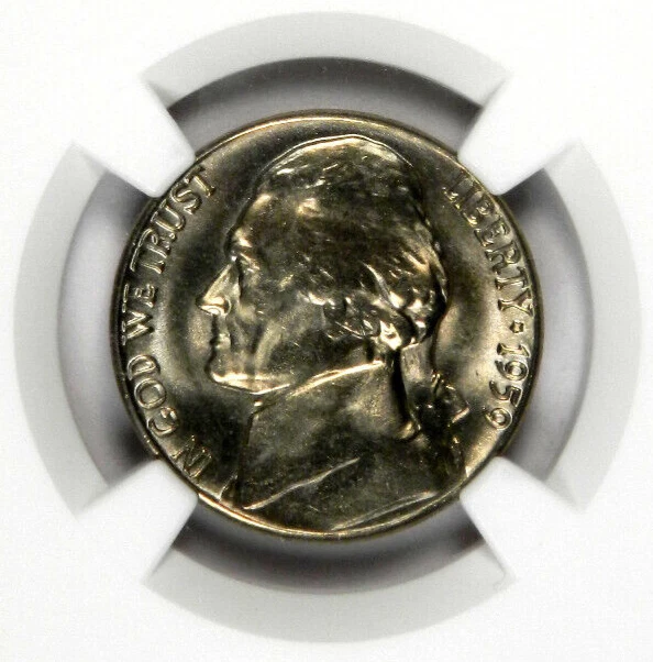 1959-D JEFFERSON NICKEL ~ SHARP SUPER GEM NGC MS67! - Image 2 of 4