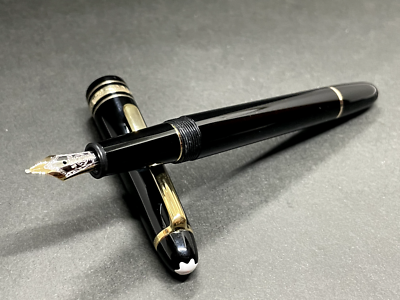 Excellent++] MONTBLANC MEISTERSTUCK 145 PIX Black Fountain Pen NIB
