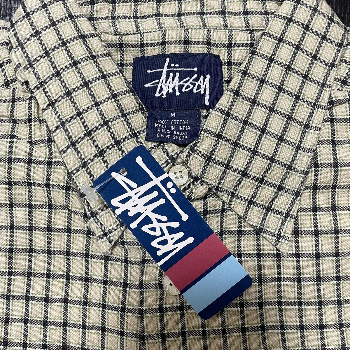 OLD STUSSY 90's Deadstock India Cotton Long Sleeve Shirt | eBay OLD STUSSY 90's Deadstock India Cotton Long Sleeve Shirt | eBay