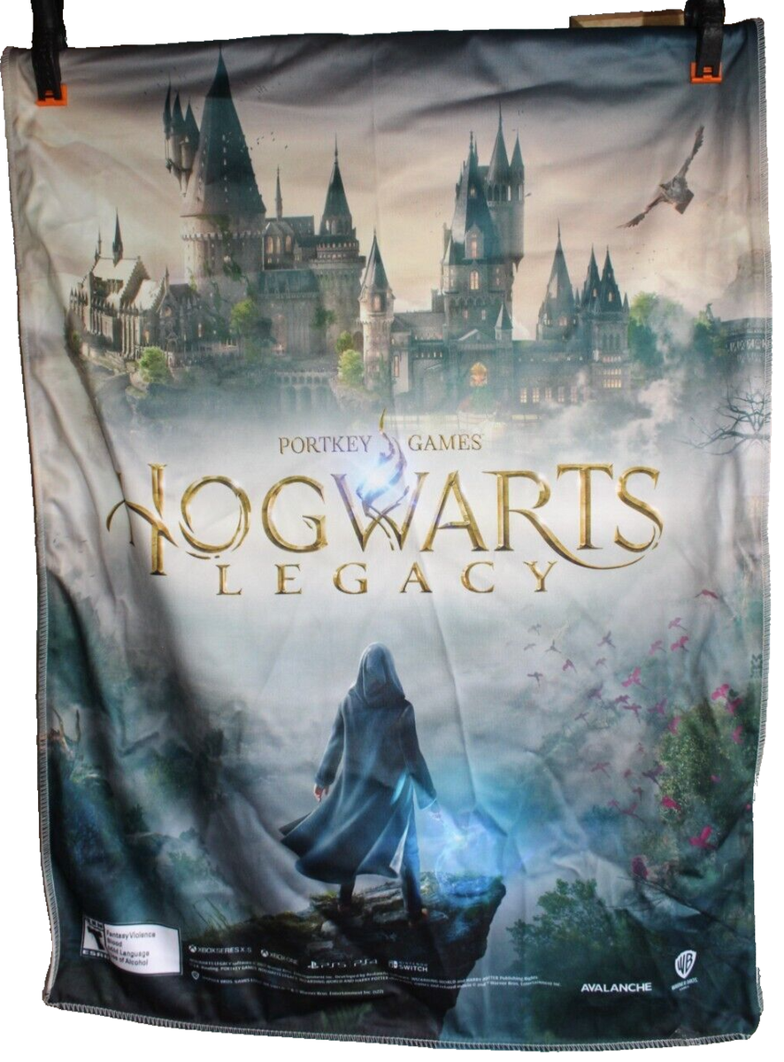 Hogwarts Legacy Fabric GameStop Promo Poster Banner 24