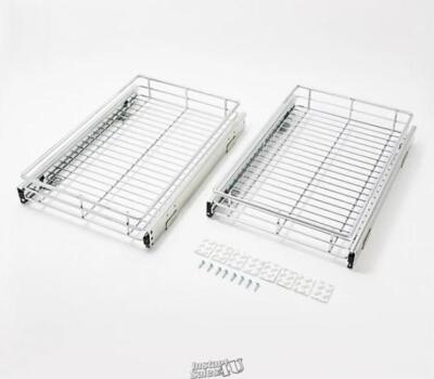 Tidy & Co. Set of 2 Sliding Drawer Organizers with Liners