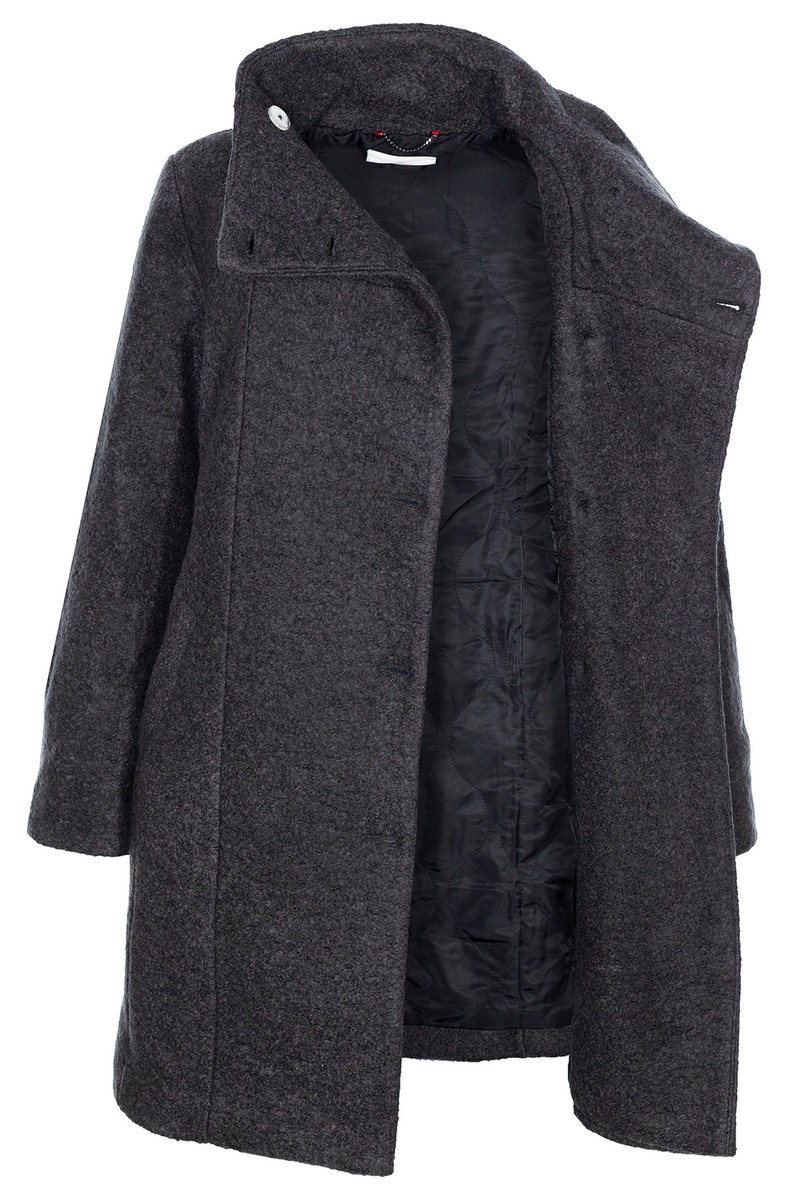 s Oliver Bouclé Mantel Kurzmantel Gehrock Longblazer Wollmantel