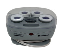 Jilbere de Paris Ceramic Porcelain Instant Heat 4 Roller Set with Clips