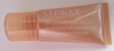 Clinique all about eyes serum de-puffing eye massage roll-on - 0.17 travel size