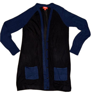 KIRNA ZABETE At TARGET LONG BUTTON FRONT CARDIGAN