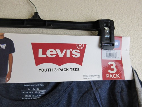 LEVI’S Youth 3-Pack Tees Set - Size L(14/16) (NWT) - Picture 6 of 6