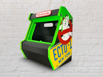 Nintendo Switch Arcade Case Ghostbusters Slimer And Ecto1 Side Graphic Retro