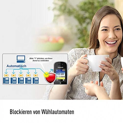 Panasonic KX-TGH723 DECT-Telefon Anrufer-Identifikation