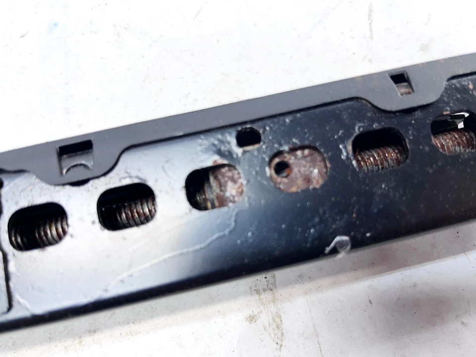 20-22 BENTLEY BENTAYGA FRONT SEAT LOWER TRACK FRAME RAIL COVER PANEL TRIM OEM - Image 4 of 4