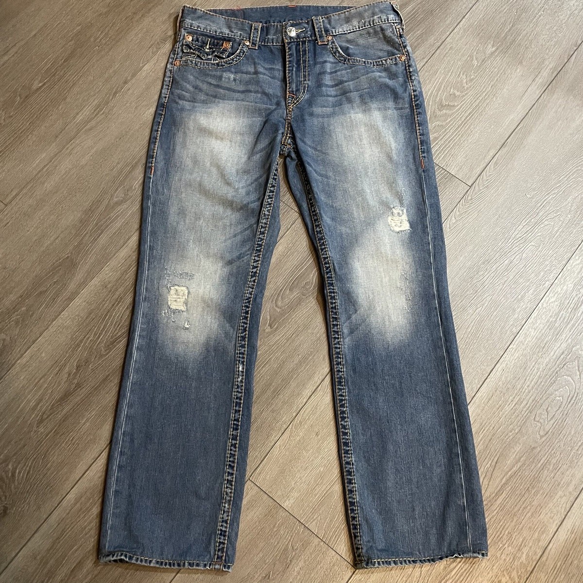 True Religion Jeans Sz 36 Men's Straight Vintage | eBay