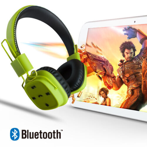 2Pc Wireless Universal Bluetooth Headphone W/ MIC Hi-Fi Stereo Headset US Stock - Afbeelding 1 van 4