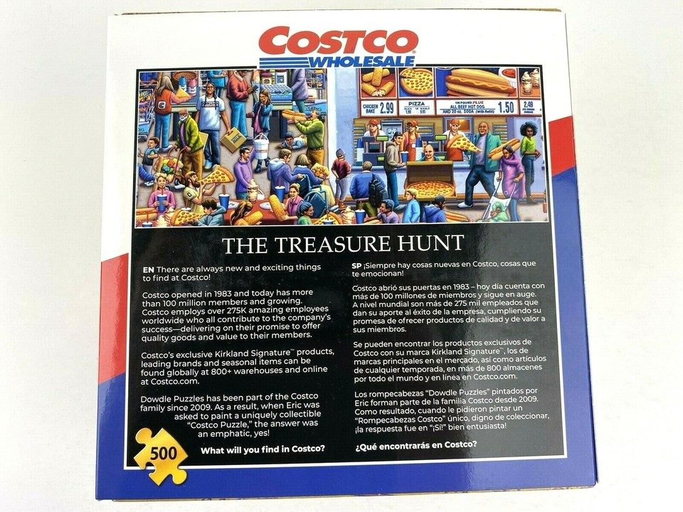 Costco The Treasure Hunt Jigsaw Puzzle 500 Pieces Eric Dowdle Holiday