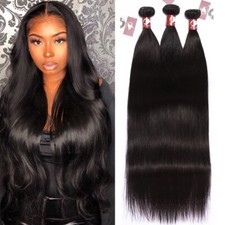 8A Virgin Brazilian Human Hair Extensions Body Wave Weave 3Bundles 300Gram Thic