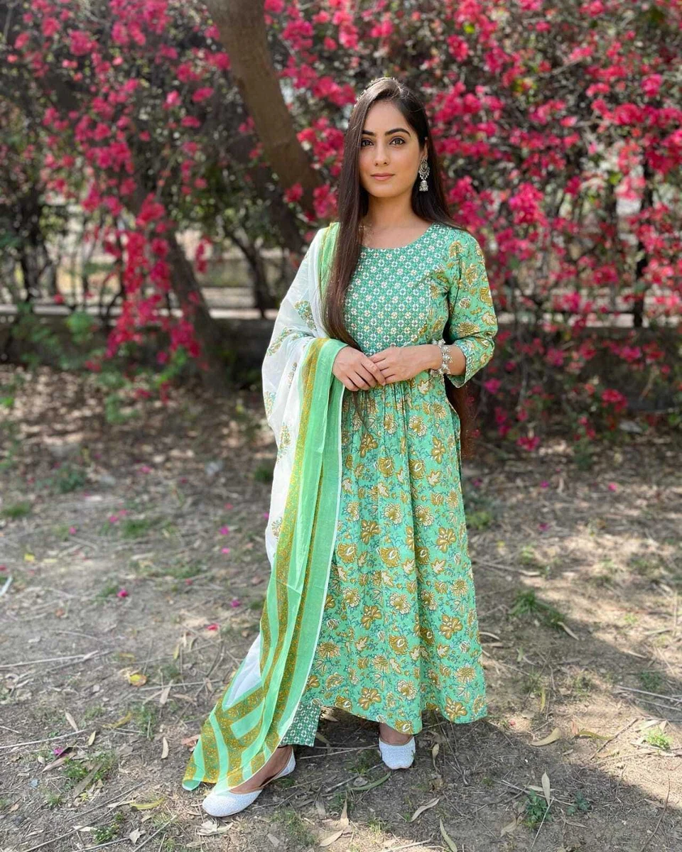 Best anarkali kurti sale