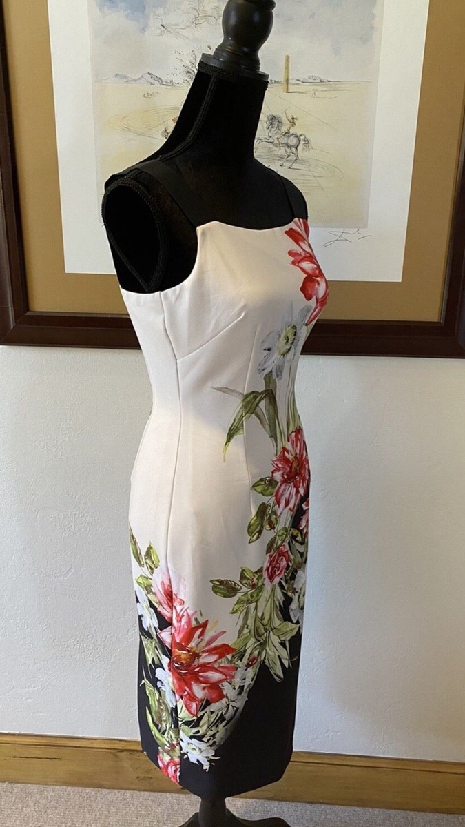 adrianna papell bodycon dress ADRIANNA PAPELL BODY CON PARTY DRESS-LOVELY BEADS ON 1 SIDE-SIZE6-STRIKINGLY!
