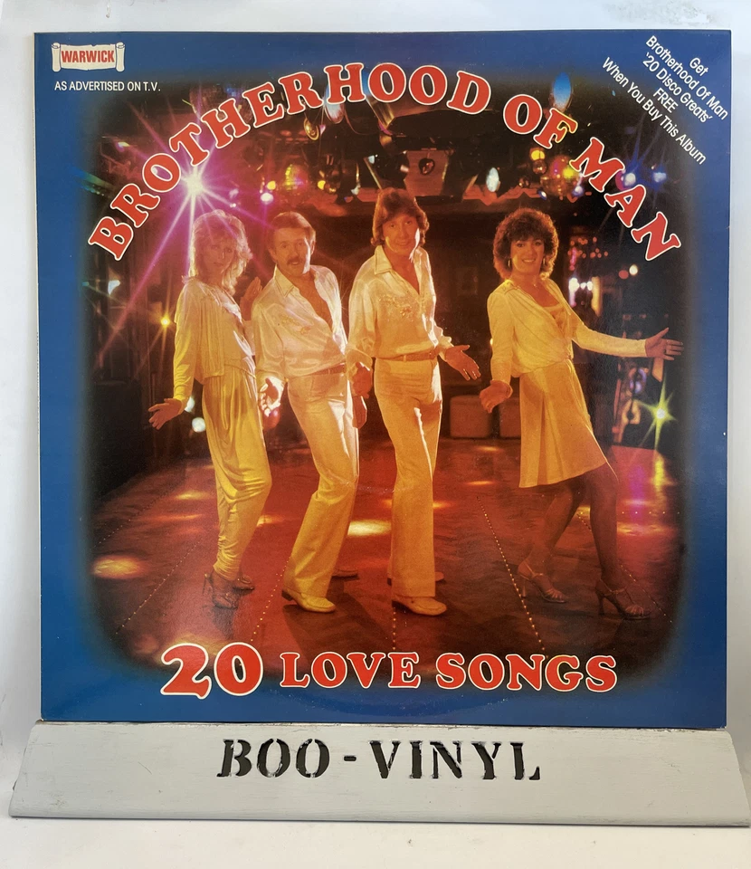 Brotherhood of Man ~ 2 vinyl LP Records 20 Disco greats + 20 Love songs NM/NM - Image 3 of 4