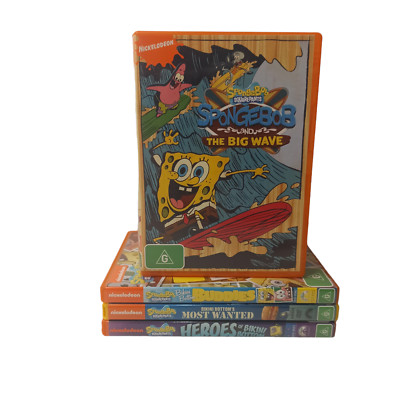 Spongebob Squarepants DVD Children Kids Family Animation Ocean Fish Adventure 