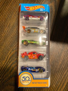 hot wheels 50th anniversary track stars 5 pack