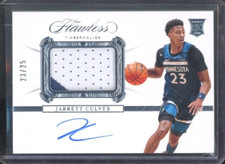 2019-20 Panini Flawless JARRETT CULVER #SP-JCV RC Rookie Patch Auto /25 RPA