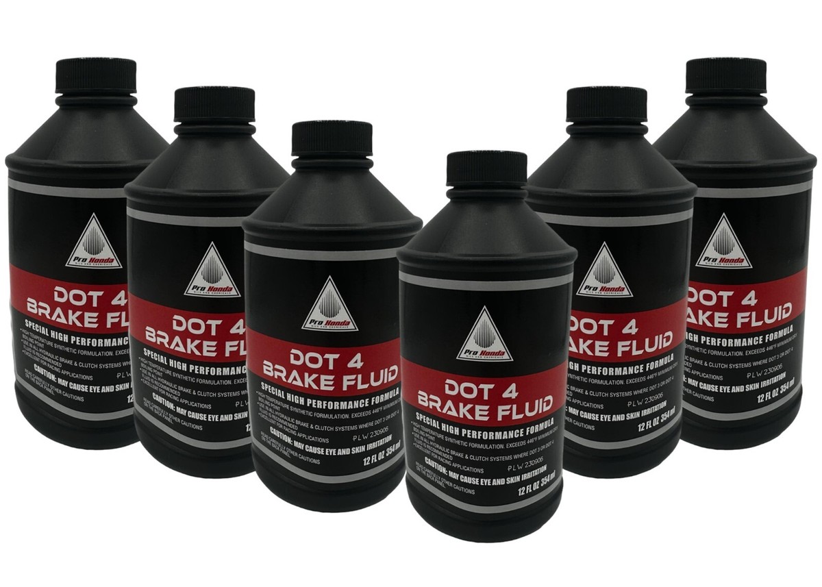 Honda Genuine OEM DOT 4 Brake Fluid 08203-0004 - 6 Pack | eBay