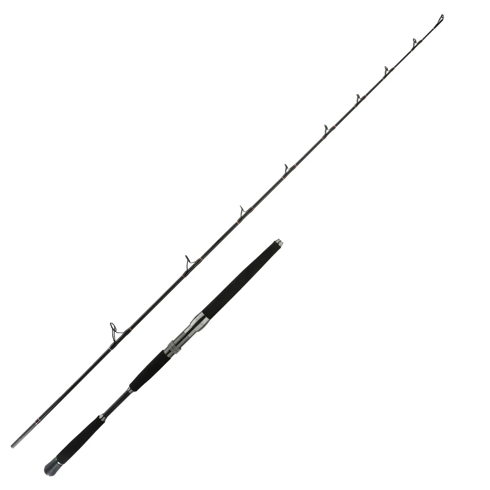 Passo lento 6'5 50-80 lb gabarito giratório para robalo de truta salmão - Imagem 2 de 4