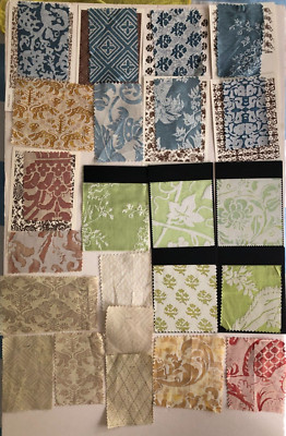  23 FORTUNY  Misc. size samples some are vintage 