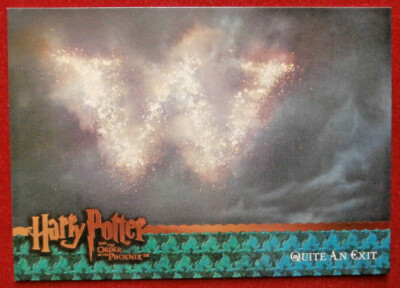 HARRY POTTER ORDER OF THE PHOENIX Card #157 QUITE AN EXIT
