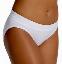 VANITY FAIR No Pinch No Show Seamless Star White Bikini Panty NEW Womens Sz M 6