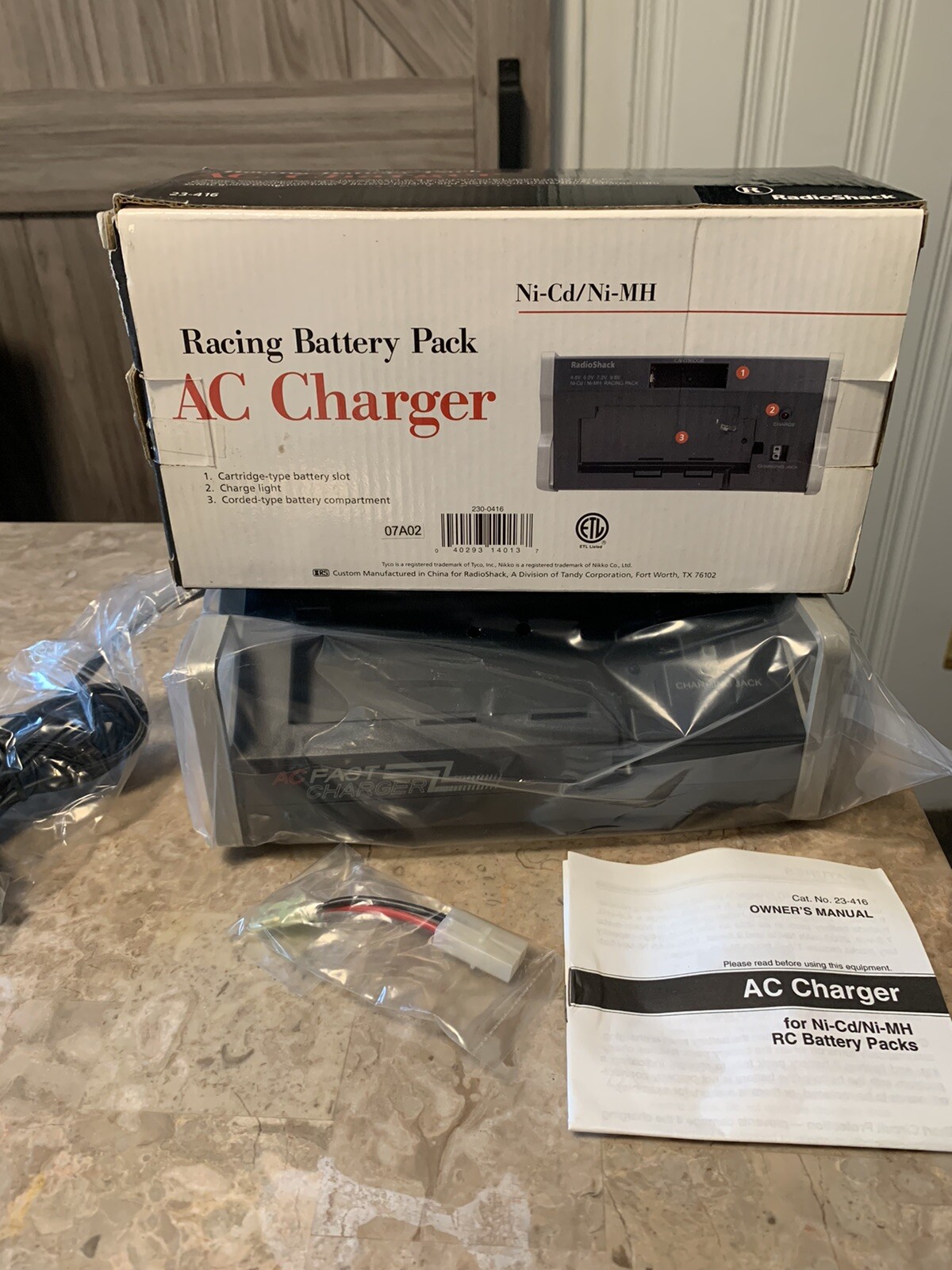 radio shack rc car battery pack and charger