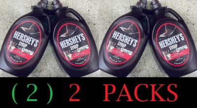 2x Hershey's Genuine Chocolate Syrup 48 Oz Bottle - FATE FREE - (2)  2 PACKS