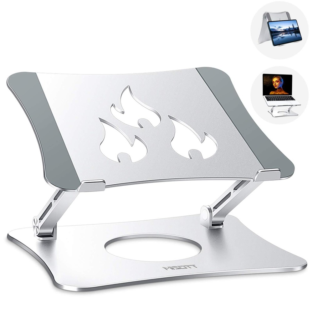 Laptop Stand, Ergonomic Adjustable Laptop Stand, 2 in 1 Computer Stand Tablet...