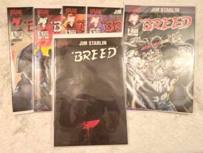 BREED #1-6 COMPLETE LIMITED SERIES - JIM STARLIN ART & COVERS - MALIBU/1994