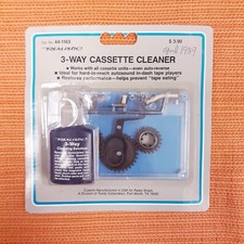 Vintage Realistic - 3 Way Cassette Cleaner No.44-1163 free shipping