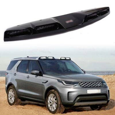 Roof Top Light Bar LED DRL Black ABS Lamp Fits for LR Discovery 5 L462 2017-2024