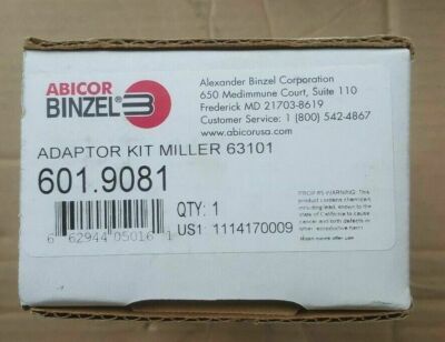 Abicor Binzel Adaptor Kit Miller 63101 - 601.9081