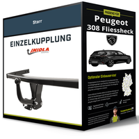 Starre AnhäNgerkupplung für Peugeot 308 Fliessheck 13-21 II Imiola Hak-Pol NEU